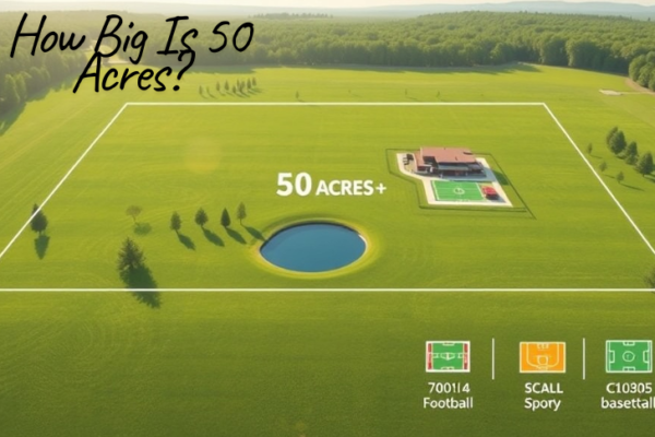 How Big Is 50 Acres? All About Dimensions of 50 Acres, Real-World Comparisons, Common Uses of 50 Acres, And Much More