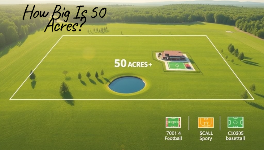 How Big Is 50 Acres? All About Dimensions of 50 Acres, Real-World Comparisons, Common Uses of 50 Acres, And Much More
