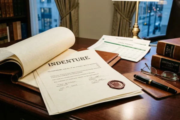 Indenture Complete Guide: 3 Meanings, Uses, and Who Signs Each Agreement?