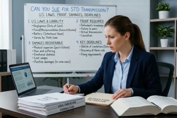 can you sue someone for giving you an std