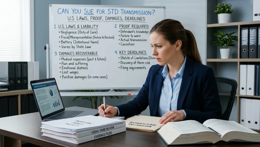 can you sue someone for giving you an std